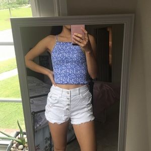 Forever 21 Periwinke Floral Cami Top